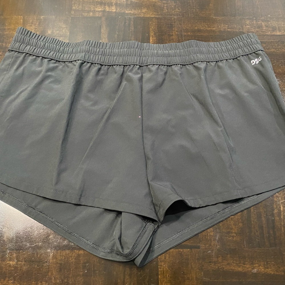 Women's DSG Mid-Rise 3" Inseam Stride Shorts Moisture Wicking New Black Sz XL - Picture 5 of 10